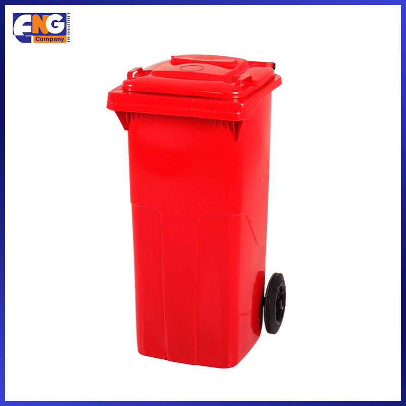 صندوق قمامة 120 لتر rubbish container - الصورة 3