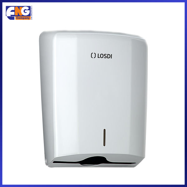 وراقة ورق مطوي بلاستيك ابيض Losdi Paper Dispenser