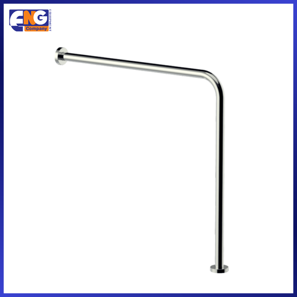 ساند بانيو ستنلس ستيل 90 درجة Handicapped Wall to Floor Grab Bar