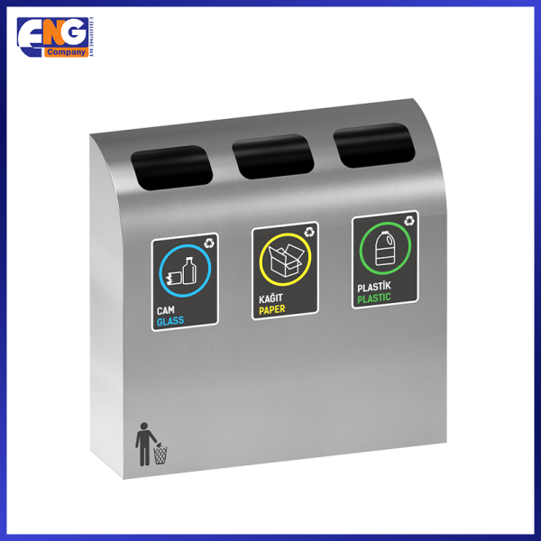 صندوق إعادة تدوير ستانليس ستيل Kenway Recycling Bin SRB-117